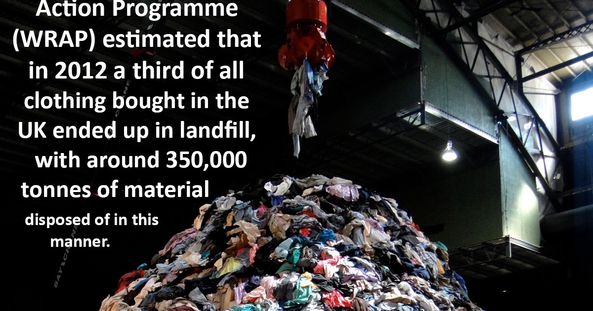 What happens if we throw our old clothes in the trash