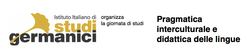  "Pragmatica interculturale e didattica delle lingue" Giornata di studio