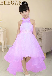 Lilac Hi Low Ball Gown | Foreverkidz