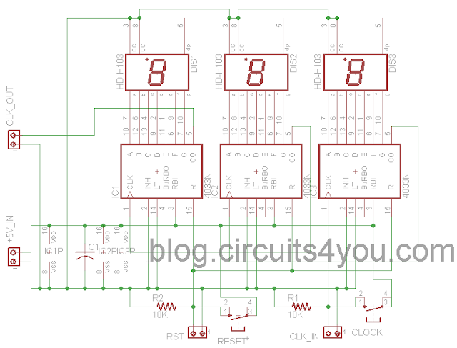Object Counter Circuit Diagram