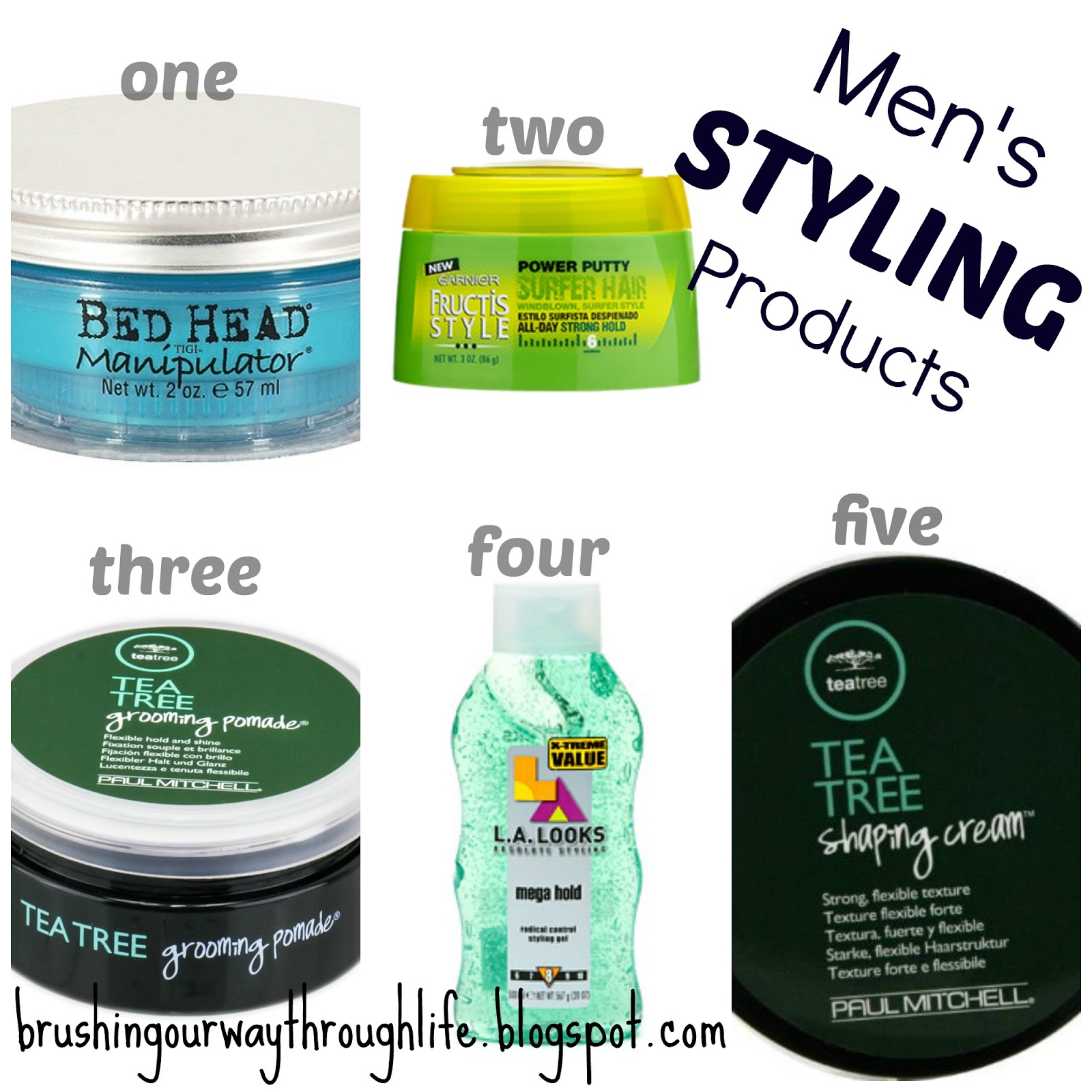 Brushing our way through life!: Men's Styling Products