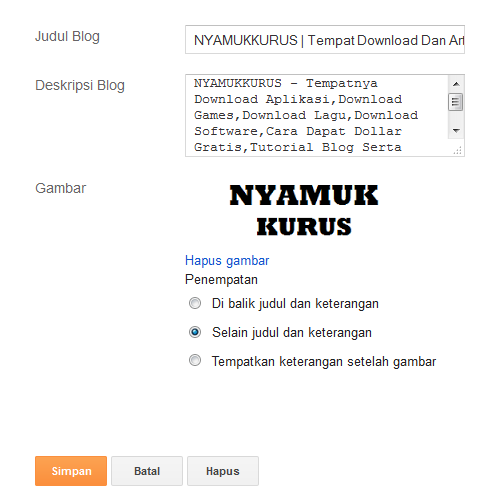 Cara Mengganti Judul Blog Dengan Logo Cara Mengganti Judul Blog Dengan Logo
