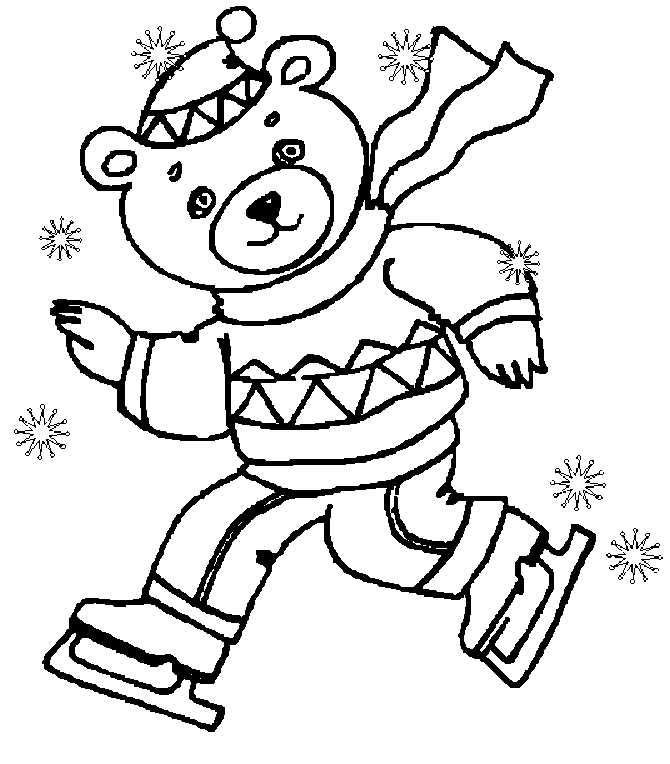 january winter printable coloring pages - photo #10