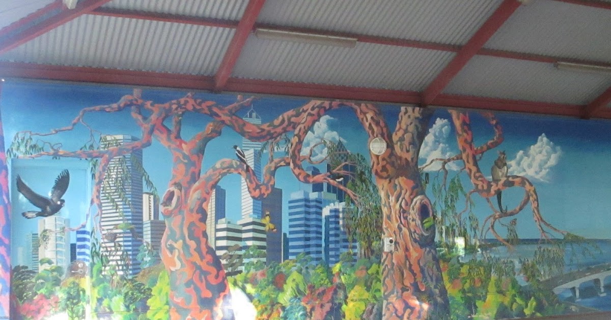 COLOURFULWORLD Monday Mural Perth on the wall