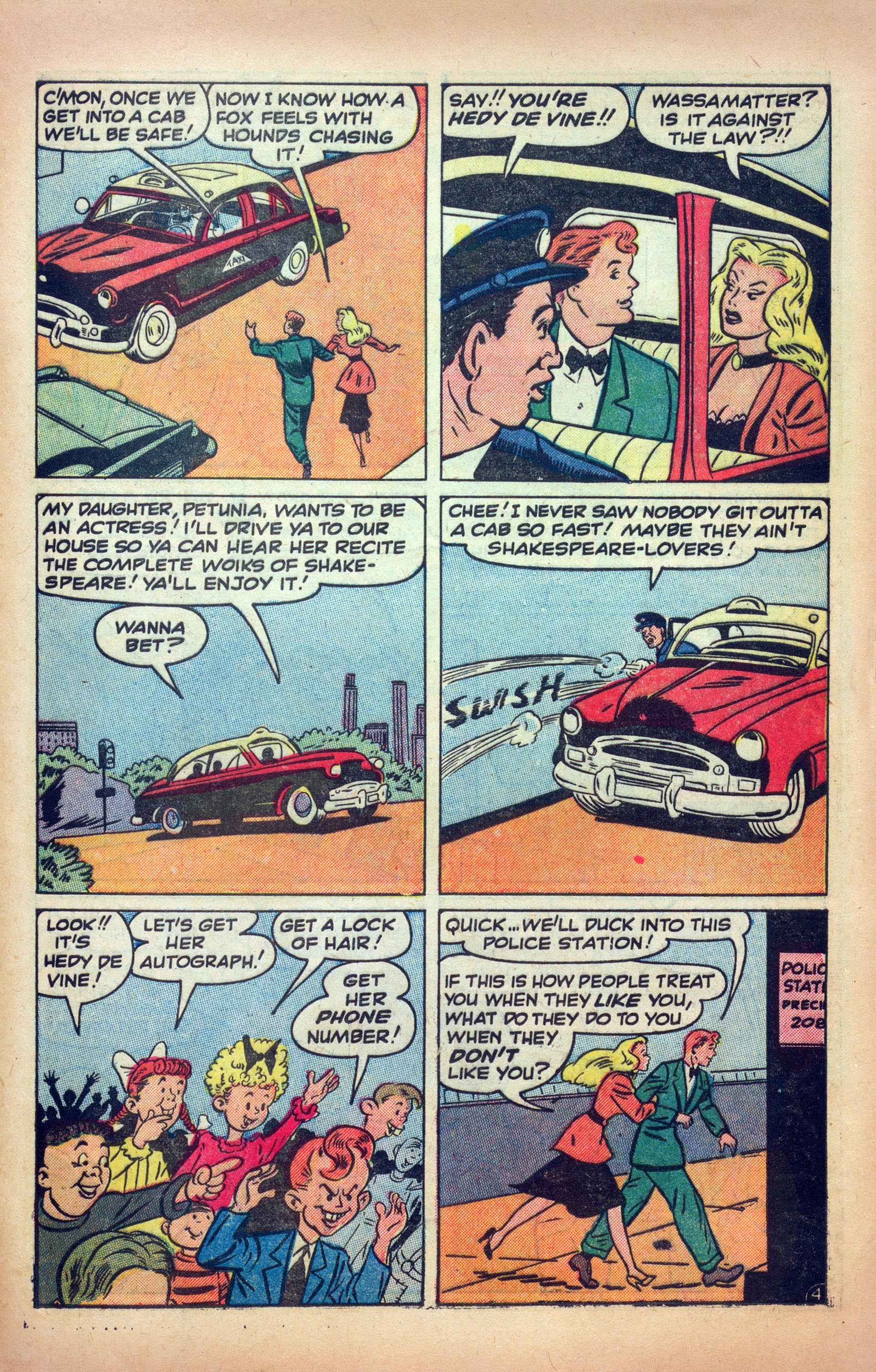 Read online Hedy Of Hollywood Comics comic -  Issue #49 - 31