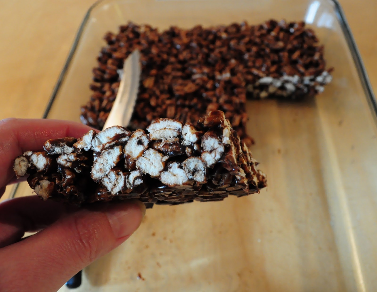 My Tiny Oven Puffed Wheat Cake