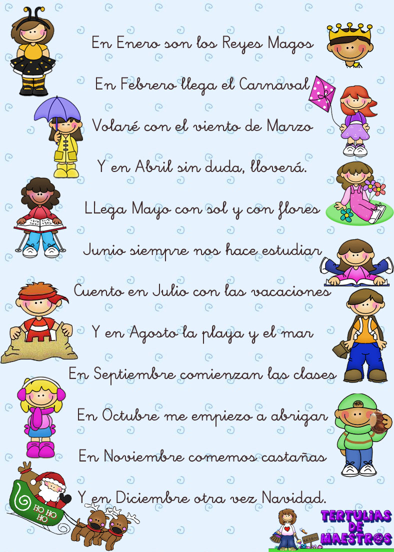 Childrens =): LOS MESES DEL AÑO