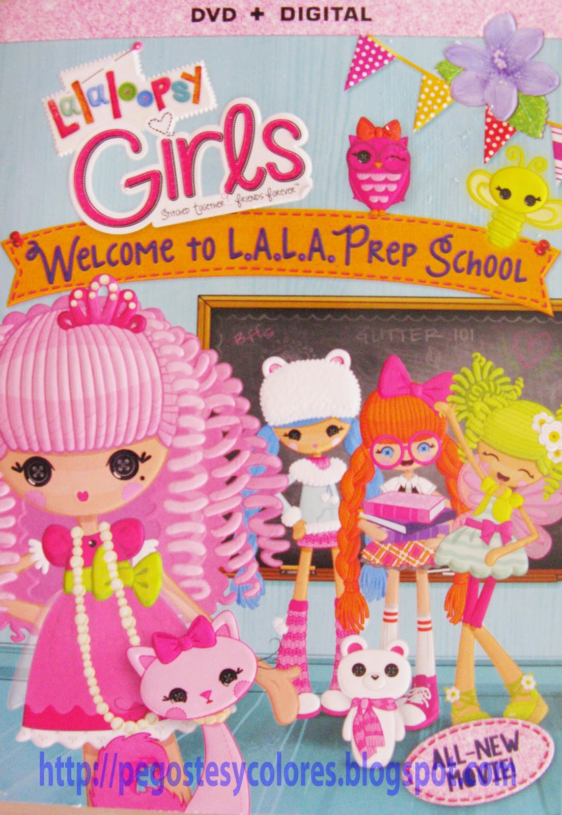 Pegostes y Colores: DVD: Lalaloopsy Girls - Welcome to LALA Prep School
