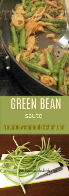 Frugal New England Kitchen: Braised Green Bean Casserole | String Beans ...