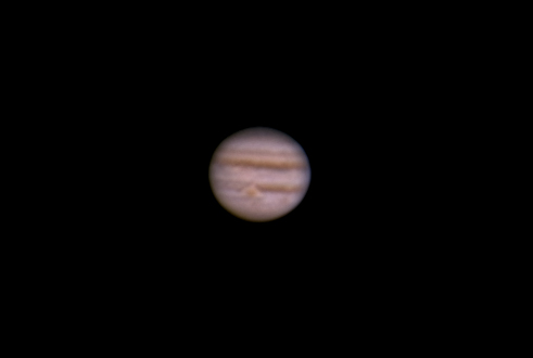 Jupiter imaged January 4, 2013