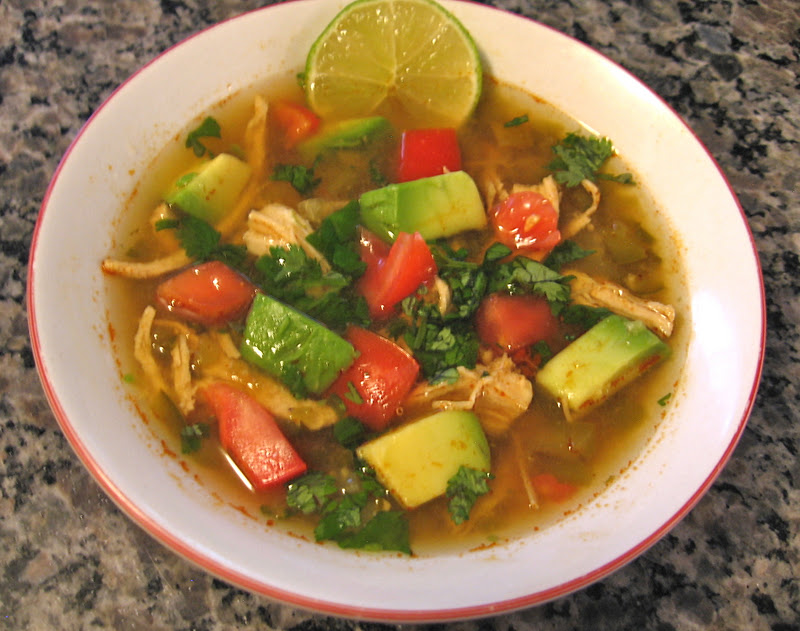 Cooking with Mandy Tomatillo Chicken Soup