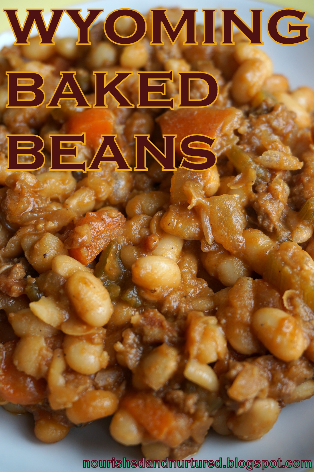 Nourished and Nurtured Wyoming Baked Beans (grainfree glutenfree