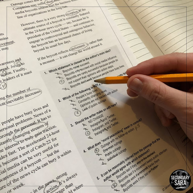 5 Standardized Test Tricks for READING Sections | SECONDARY SARA