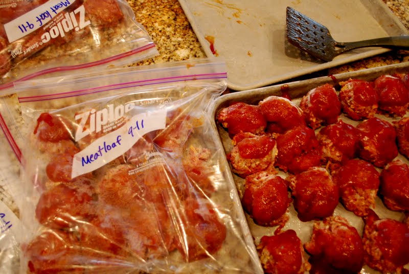 What It's All About Freezer Friday Mini Cheesy Meatloaves