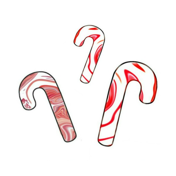 2-INGREDIENT CANDY CANE PAINT- this paint is easy to make and can be used for all sorts of arts & crafts! It smells just like Christmas, too! #candycanepaint #christmascraftsforkids 