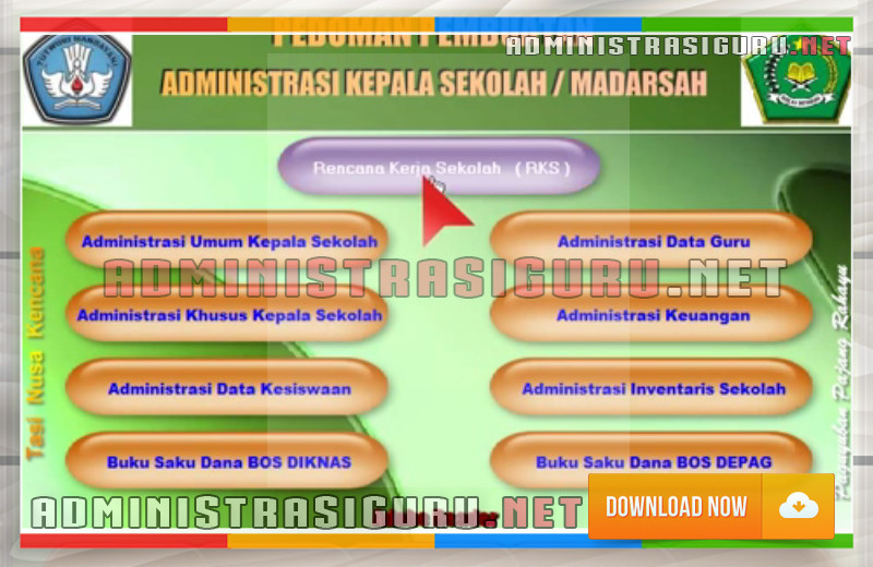 Administrasi Kepala Sekolah Dasar Lengkap untuk SD/Mi Menggunakan Aplikasi Administrasi Kepala Sekolah Dasar Lengkap untuk SD/Mi Menggunakan Aplikasi