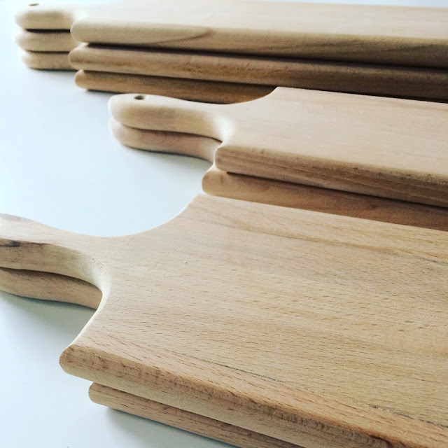 hand crafted wooden chopping or serving boards from the white approach