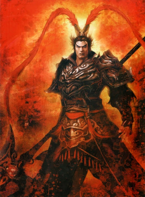 Chapter 16 : In The Camp Gate, Lu Bu Shoots The Halberd; At River Yu, Cao Cao Suffers A Defeat.