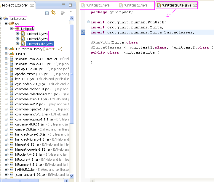 How To Create And Run JUnit Test Suit For Driver Test Step By Step