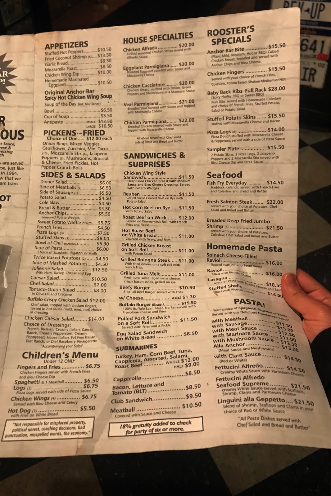 [New York Buffalo] Anchor Bar Buffalo Chicken Wings from the Home