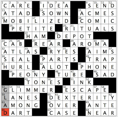 Rex Parker Does the NYT Crossword Puzzle: SATURDAY, Nov. 17, 2007 - Brad  Wilber