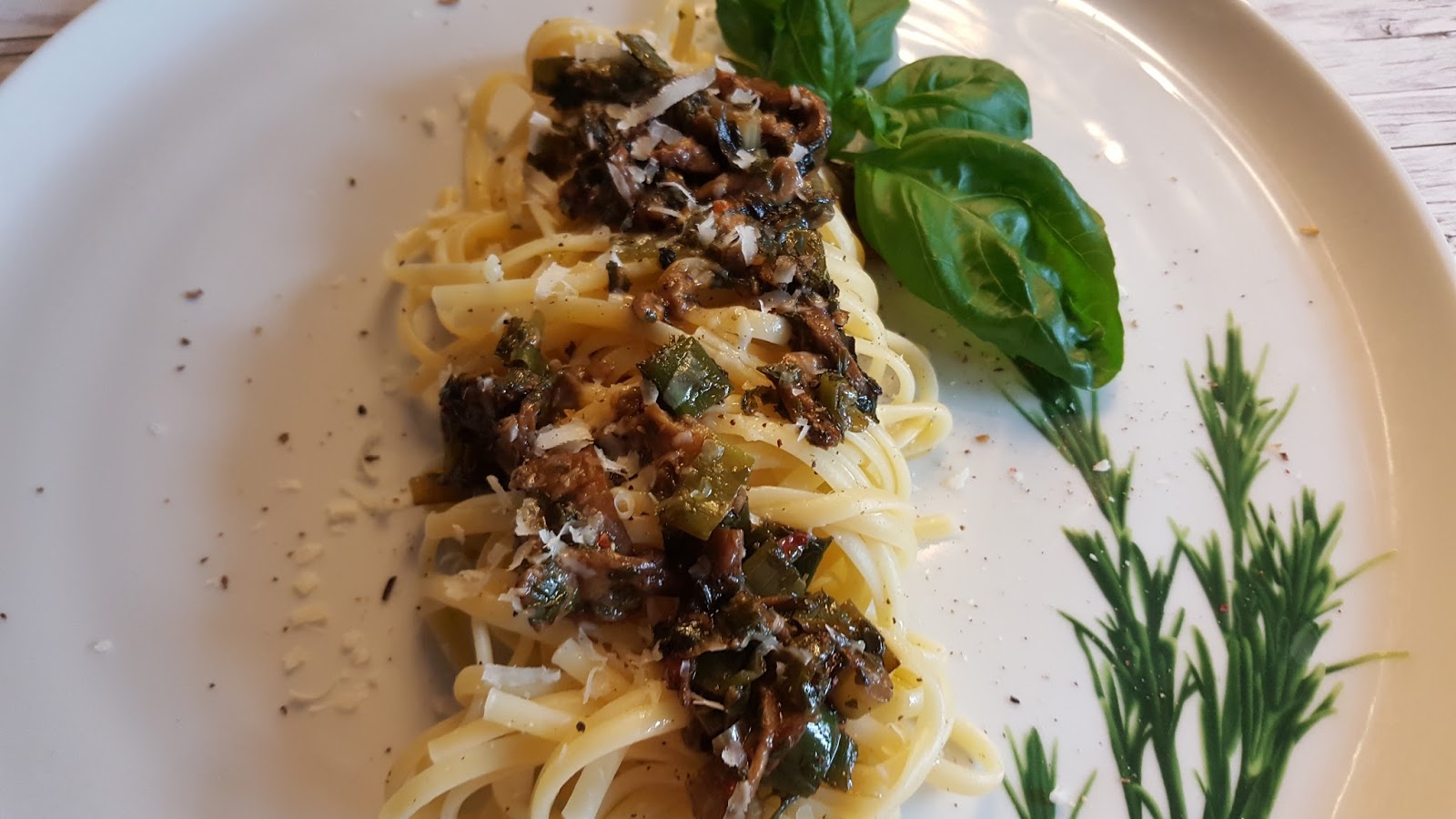 Foodoptions and Flavours Linguine con Porcini