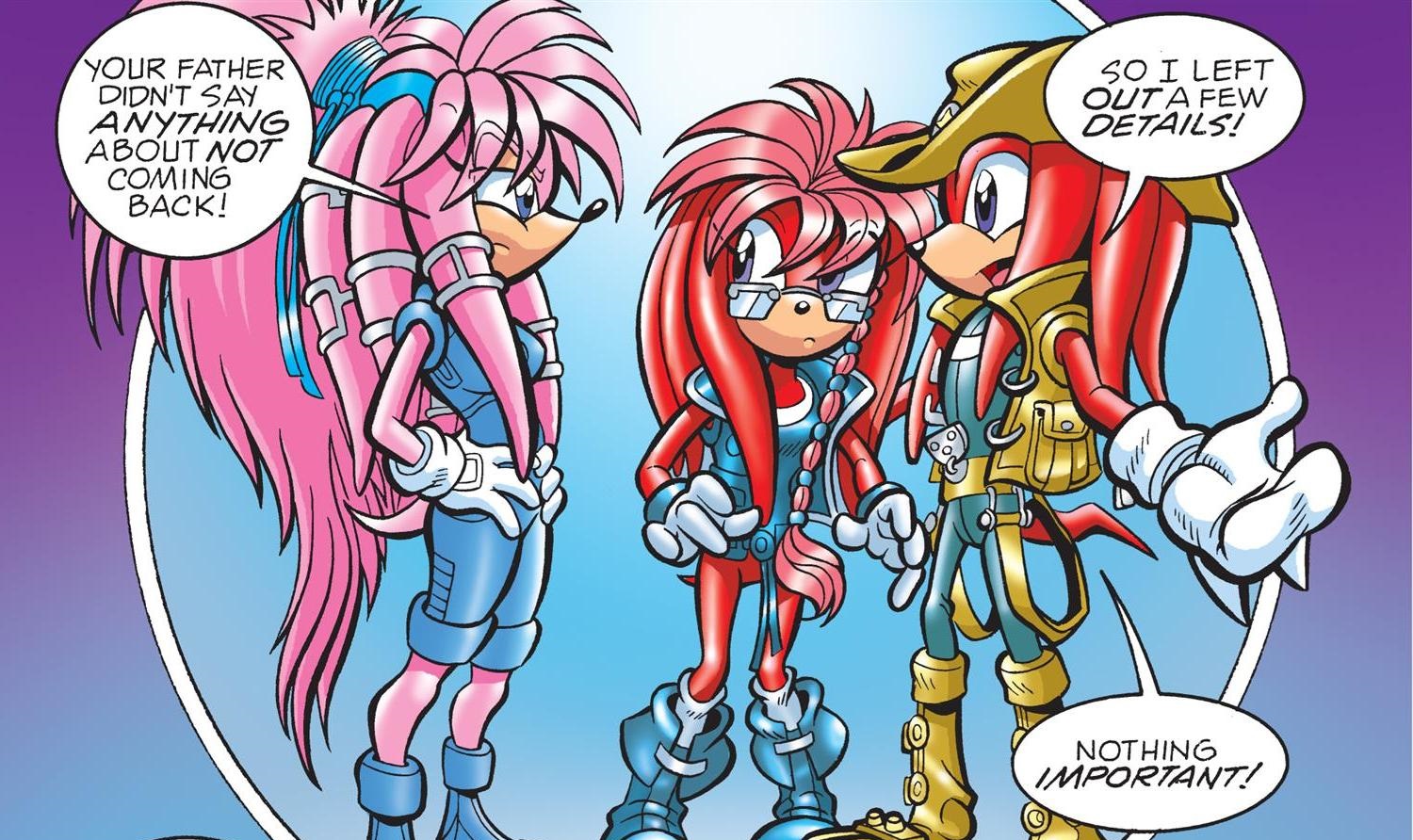 Julie-Su Origins Sonic the hedgehog comics 