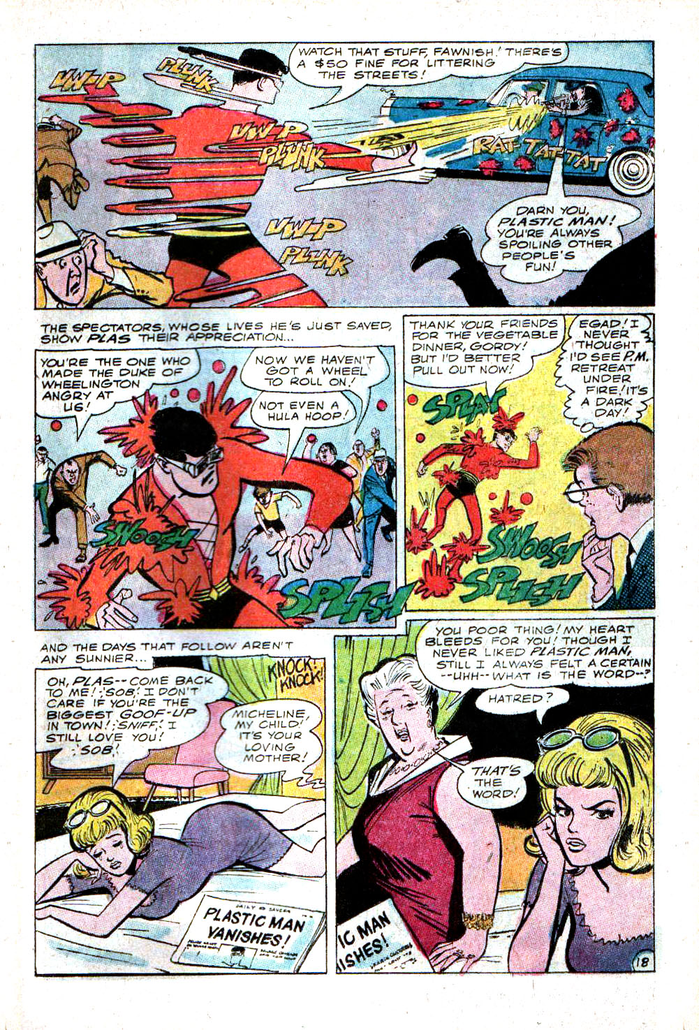 Read online Plastic Man (1966) comic -  Issue #3 - 24