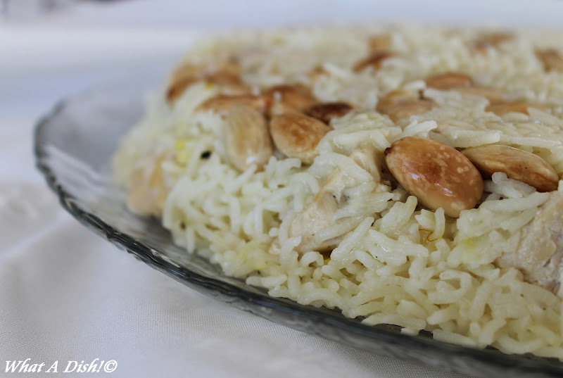 What A Dish! Turkish Rice with Chicken, Almonds & Saffron