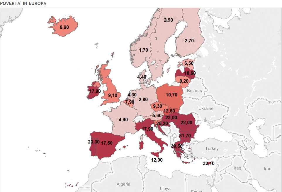 I paesi più poveri d’Europa Mondo Tempo Reale