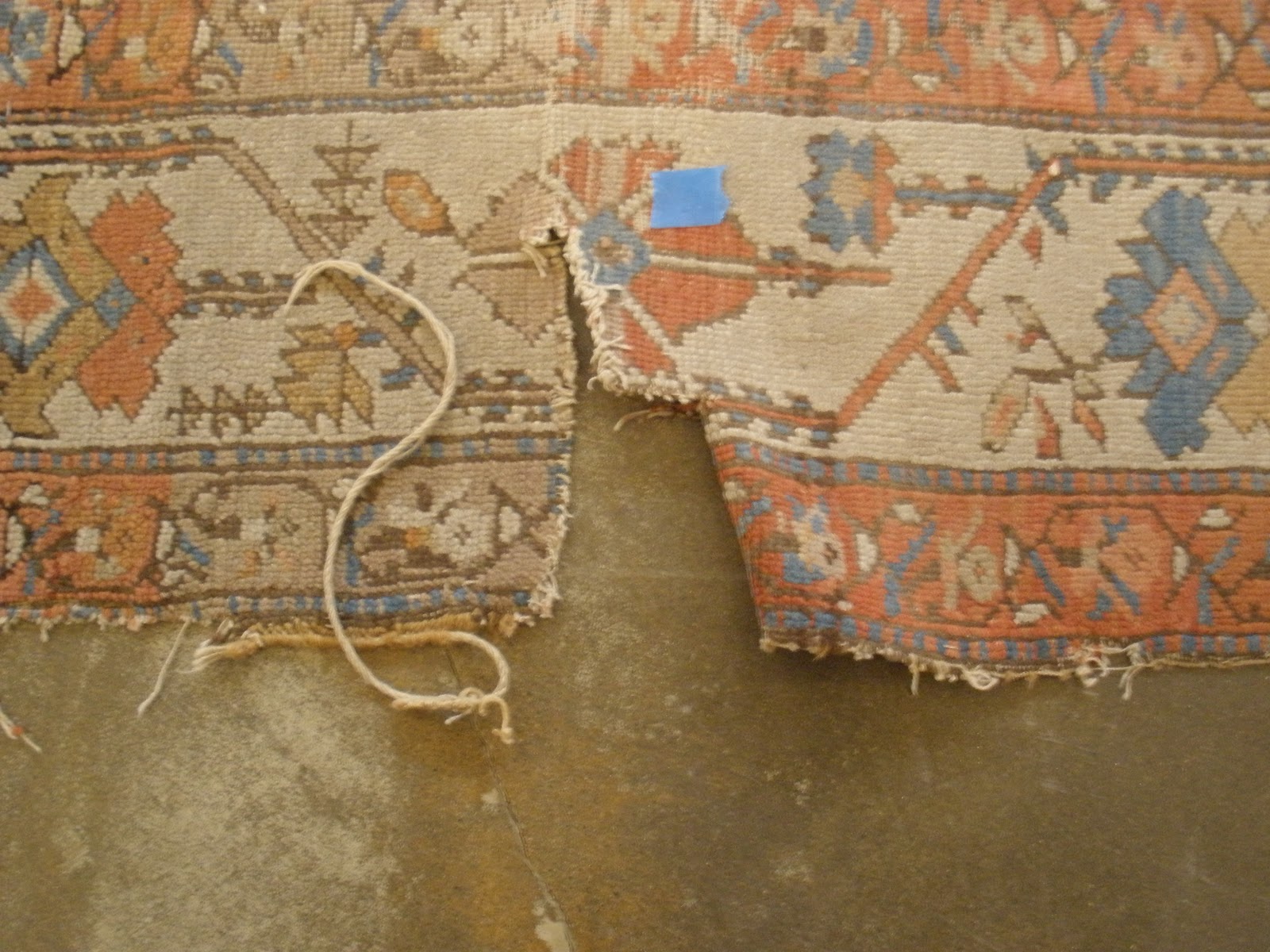 Antique Persian Rug Restoration