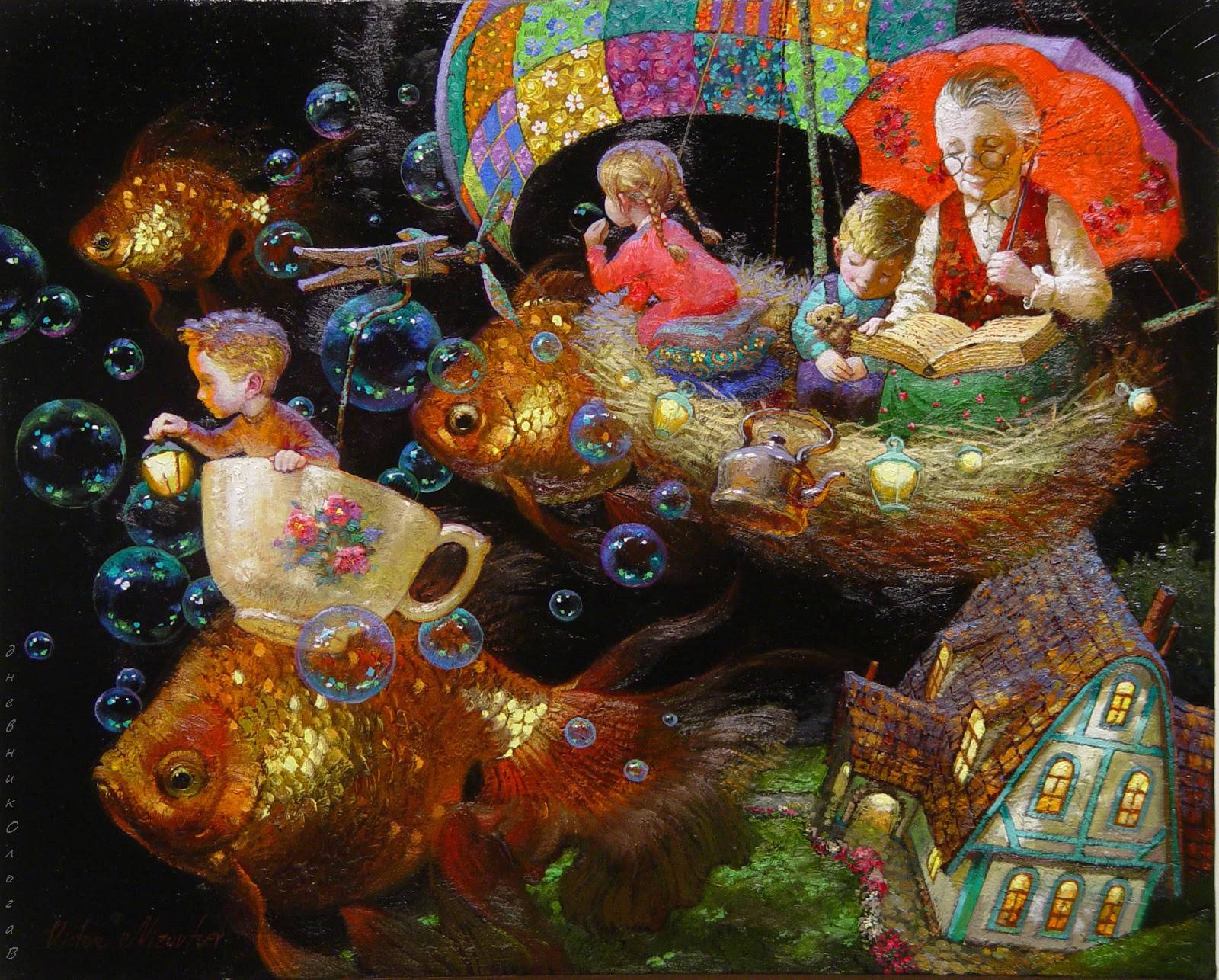 Victor Nizovtsev e suas pinturas encantadoras