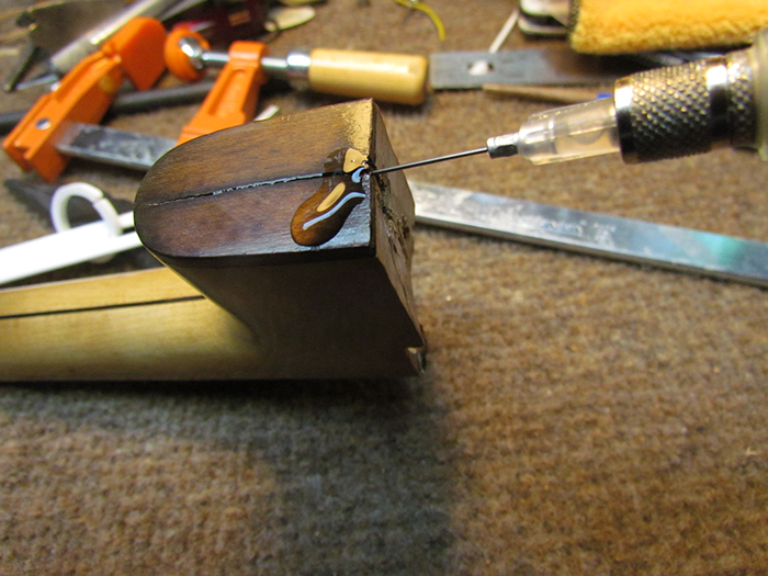 Vintage Princess Banjo Mandolin Crack Repair Crawls Backward (When Alarmed)