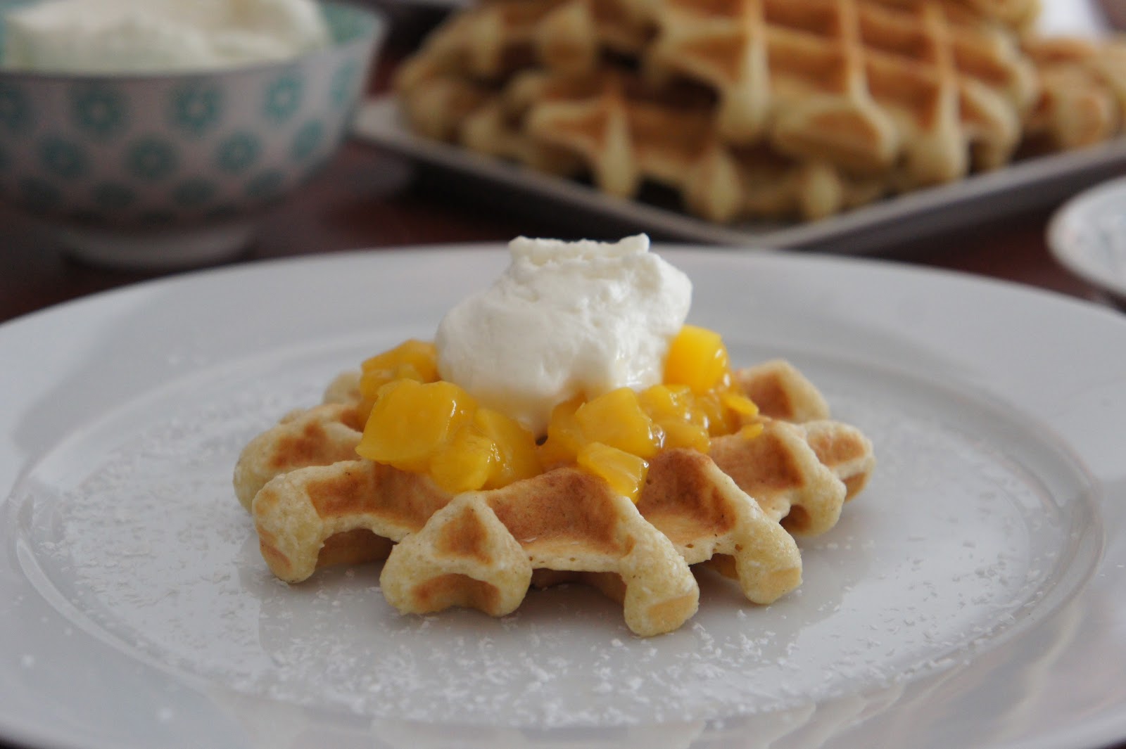 REZEPT: glutenfreie Kokos Waffeln ♥ Ein glutenfreier Blog