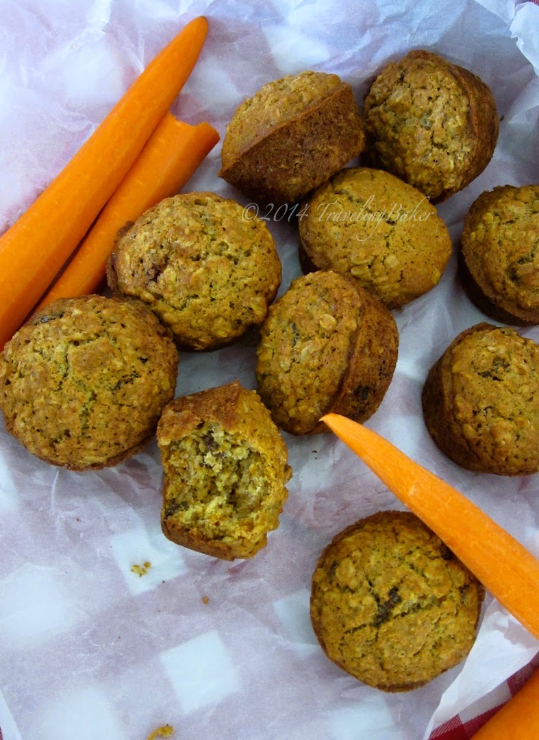 muffin alle carote e fiocchi d'avena