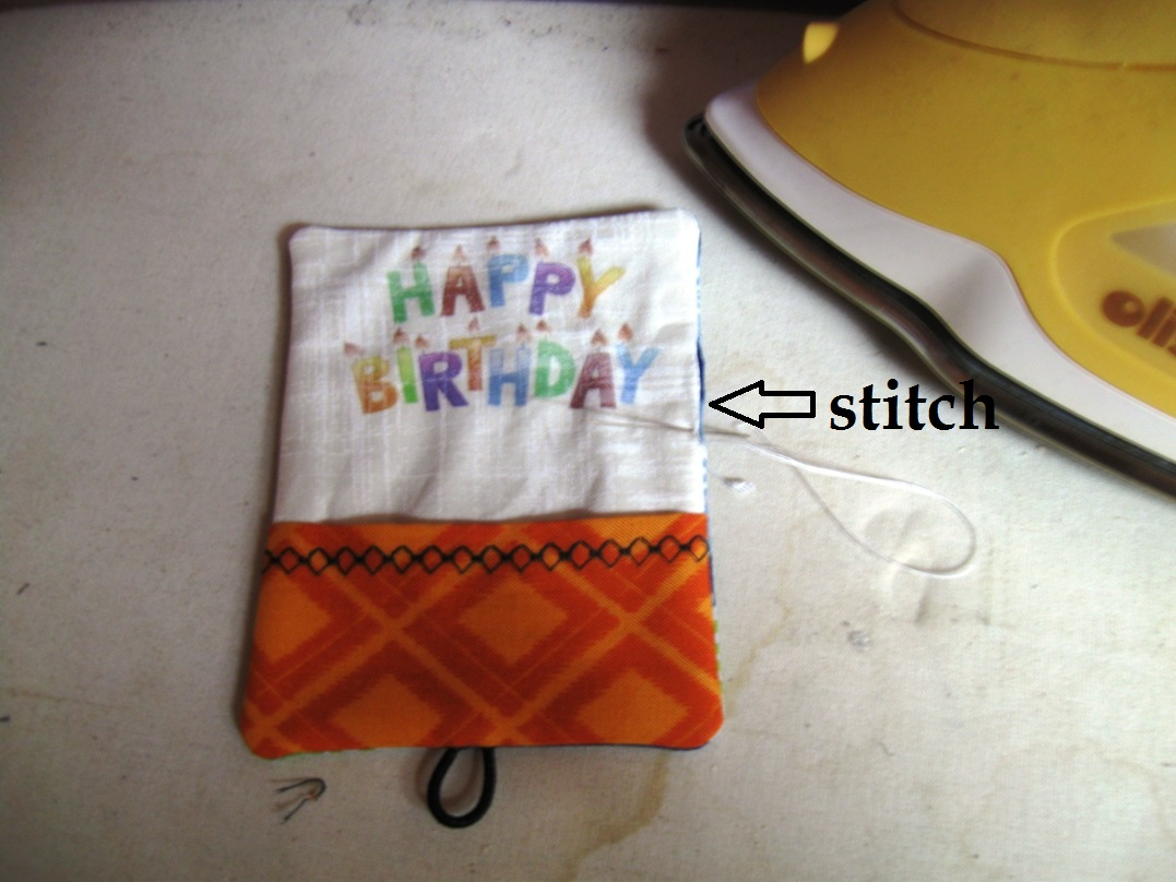 Happy Quilting Custom Card Holder Tutorial