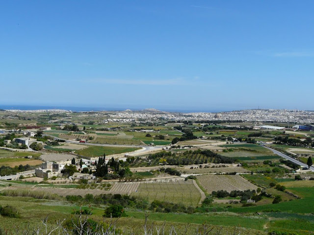 Widok na Maltę z Mdiny
