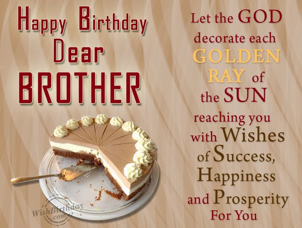 shayri wallpapers: Birthday wishes for brother