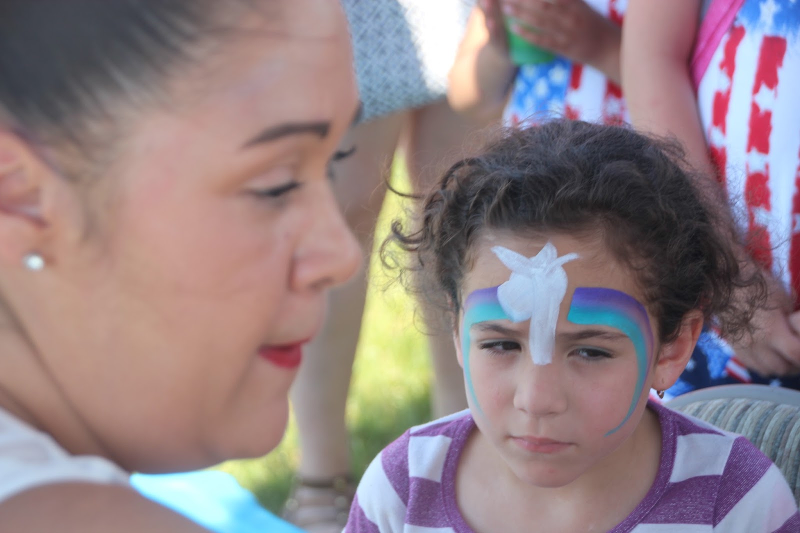 MY WRITERS SITE: The mighty serious business of face painting