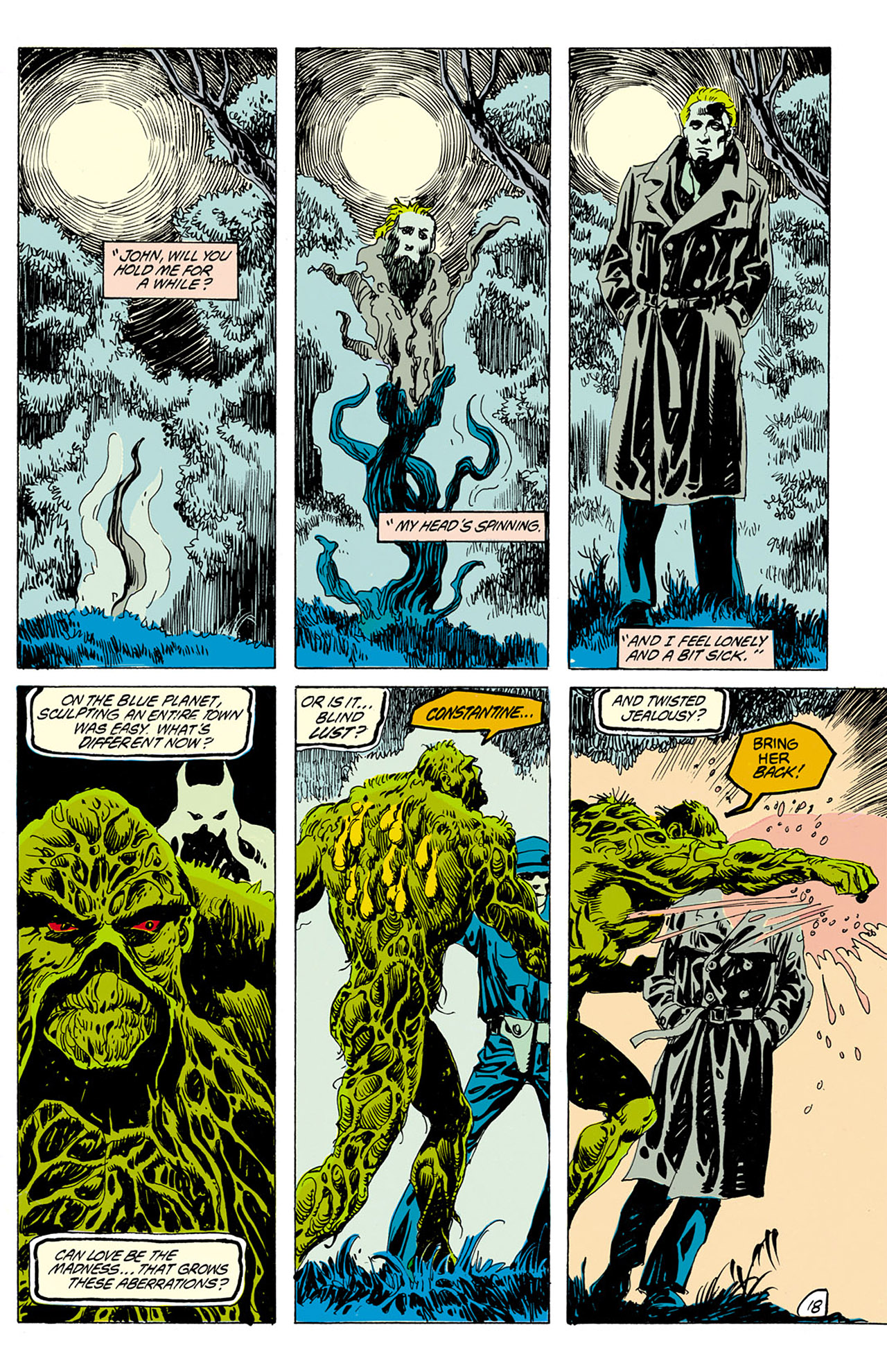 Read online Swamp Thing (1982) comic -  Issue #77 - 16