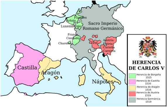 Laudos literarios al Imperio español POSESIONES%2BTERRITORIALES%2BDE%2BCARLOS%2BV