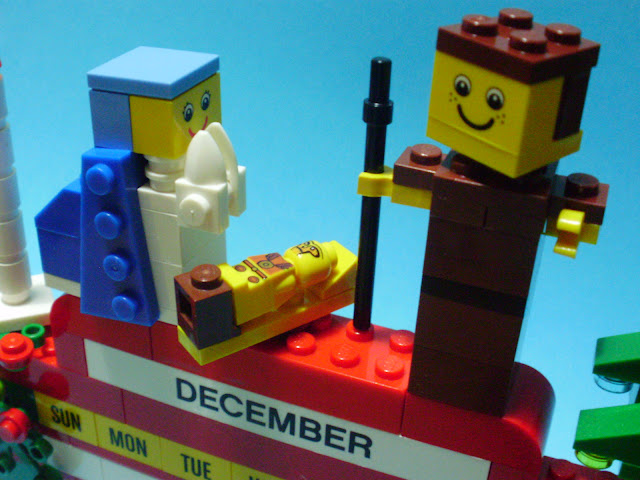 MOC LEGO Calendário dezembro e Presépio