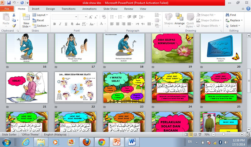 Blog Ustazah Liana ;) slide show kem bestari solat