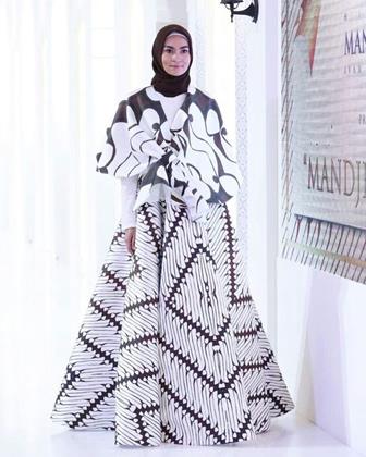 Contoh Baju Gamis Batik Yang Cantik Dan Elegan
