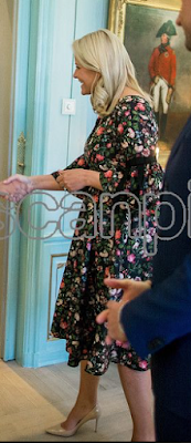 Robe Erdem / escarpins Gianvito Rossi