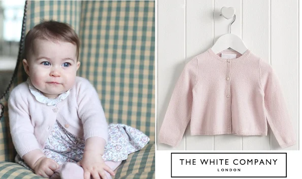 Princess Charlotte wore a pink sweater by The White Company