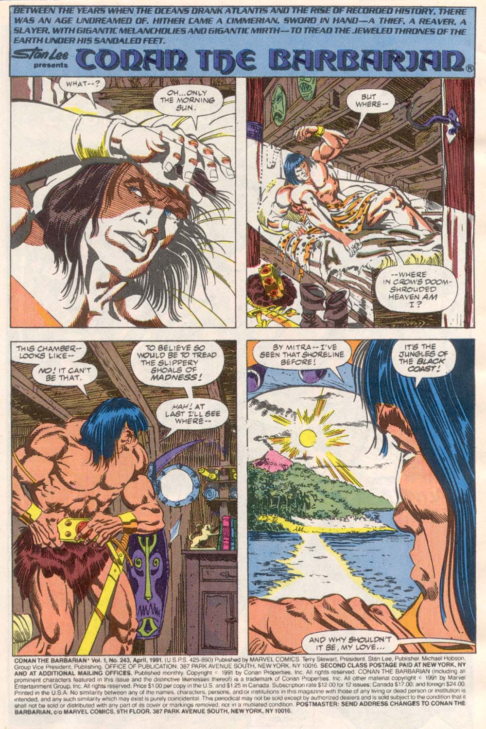 Read online Conan the Barbarian (1970) comic -  Issue #243 - 2