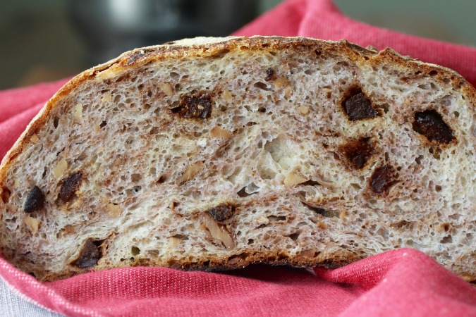 This fig and walnut bread is so delicious toasted and buttered for breakfast. It also makes incredible grilled cheese sandwiches. 