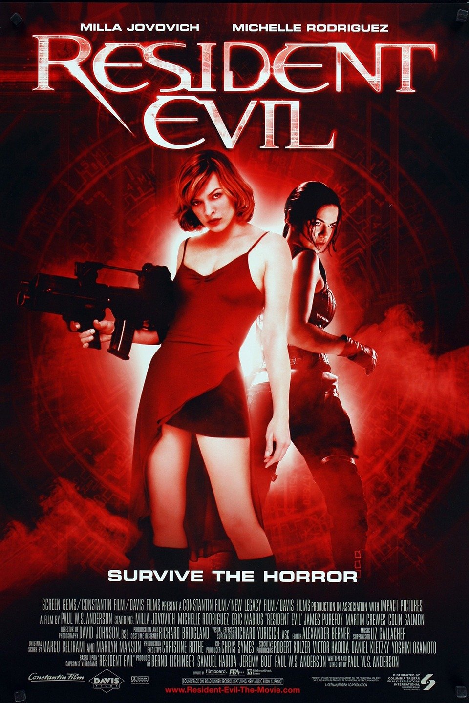 Movie and TV Cast Screencaps: Resident Evil (2002)