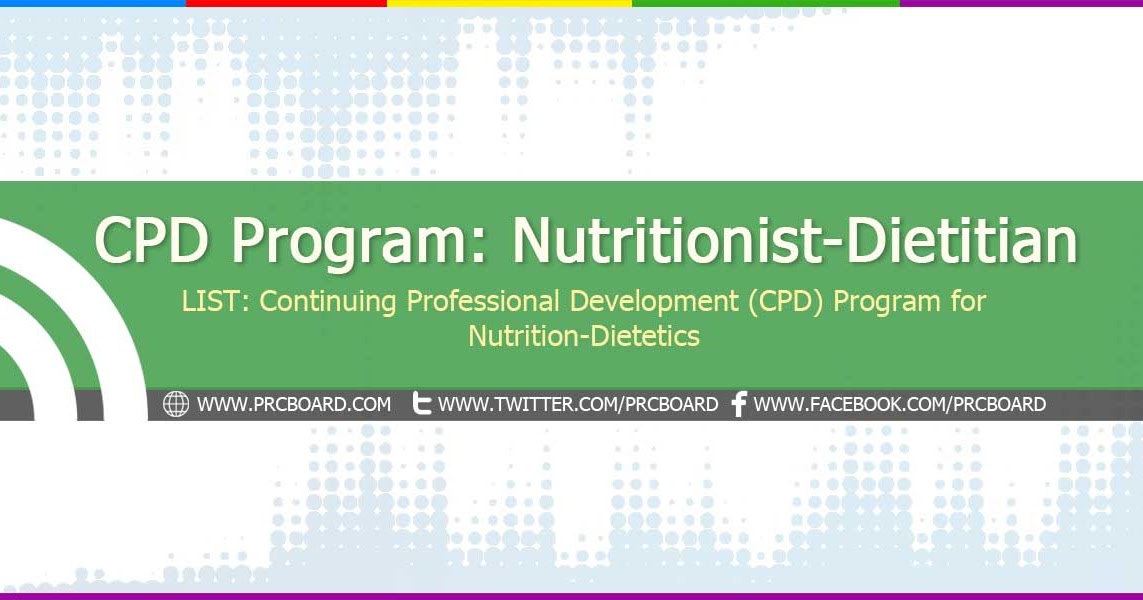 CPD Accredited Programs for Nutritionists Dietitians